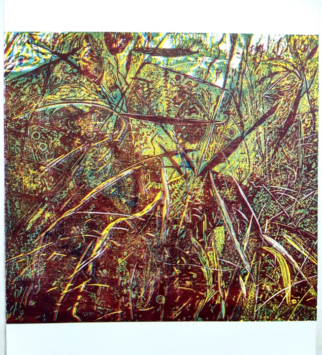 Printmaking,  19.7x19.7 in 