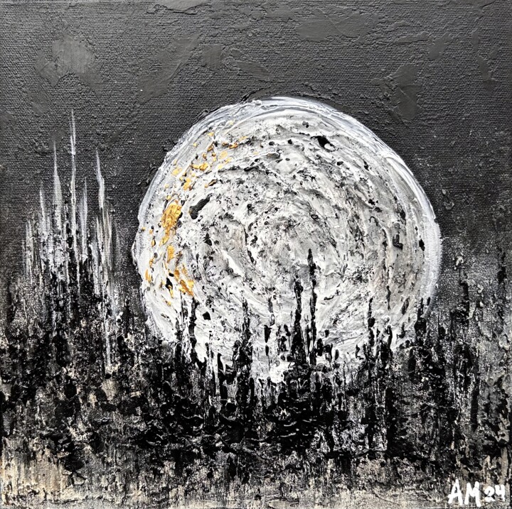Moonlight 绘画, 11.8x11.8 in
