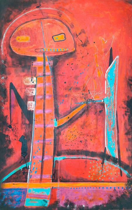 绘画,  57.1x36.6 in 
