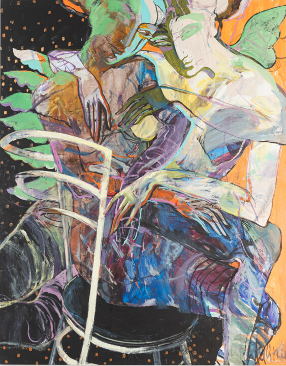 绘画,  55.1x43.3 in 