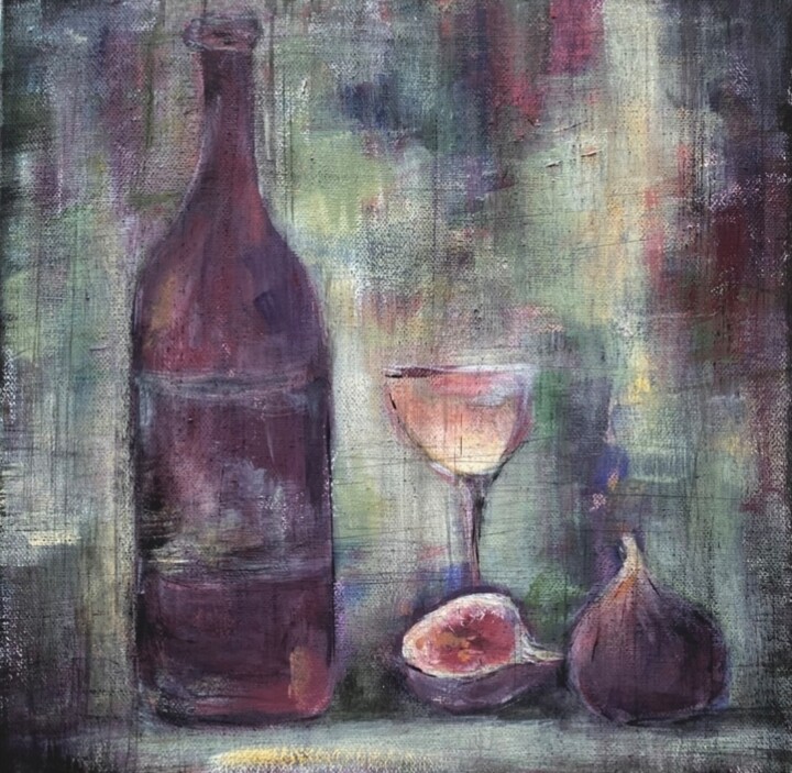 Evening Harmony 绘画, 11.8x11.8 in