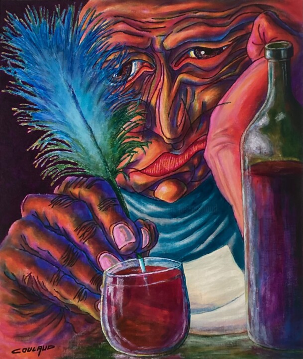 绘画,  21.5x18.1 in 