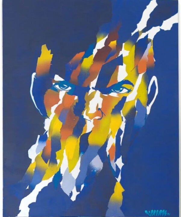 Pandemic Spirit 绘画, 31.5x25.6 in