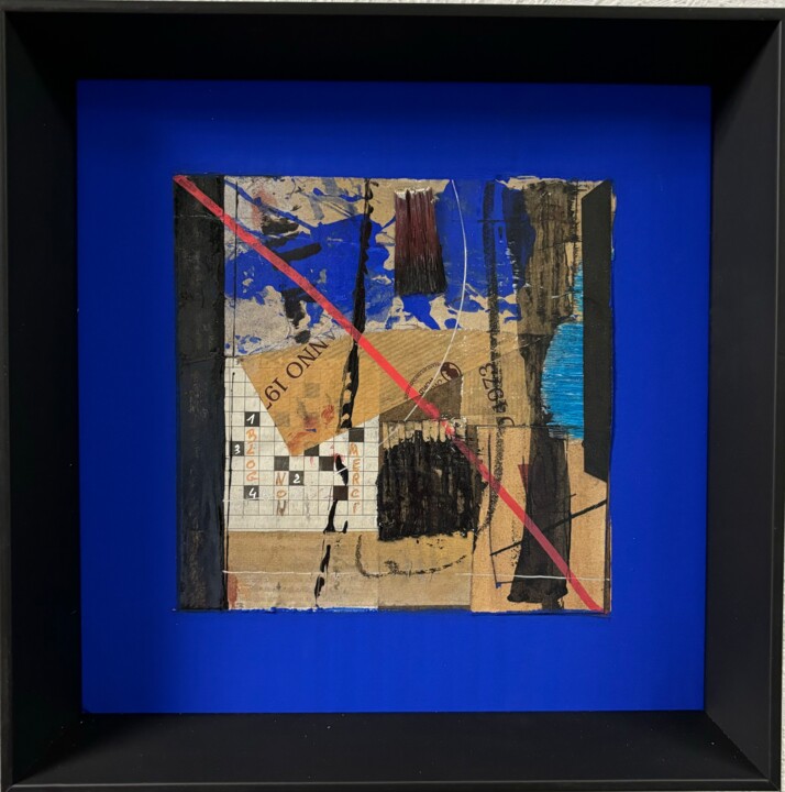 Painting titled ""Le Voyageur"" by Franck.A, Original Artwork, Acrylic
