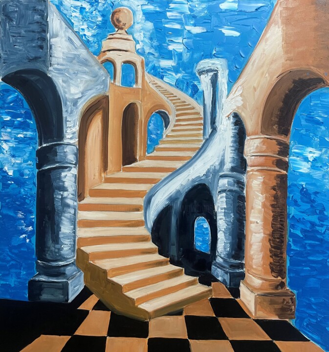 绘画,  35.4x31.5 in 