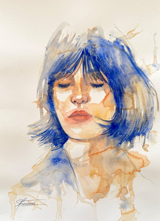 Serenidade 绘画, 16x11.7 in