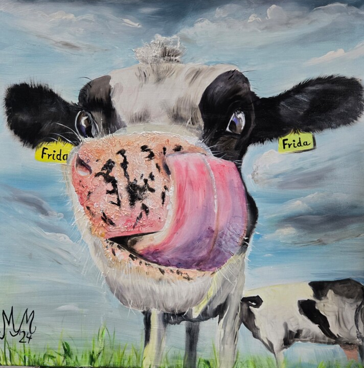 "Frida" 绘画, 31.5x31.5 in