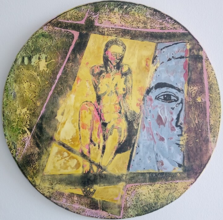 Painting titled "Zomertuin" by Zikel, Original Artwork, Acrylic