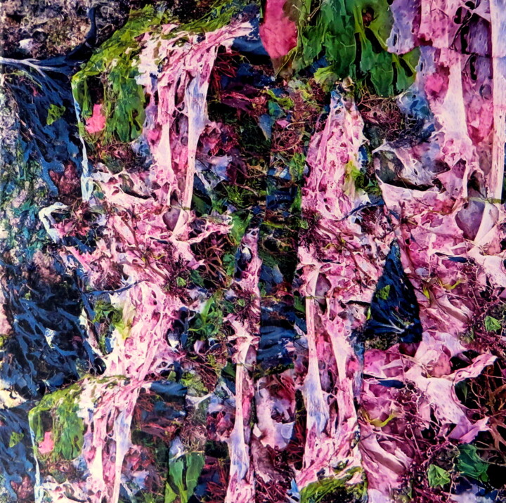 algues mauves 콜라주, 7.9x7.9 in