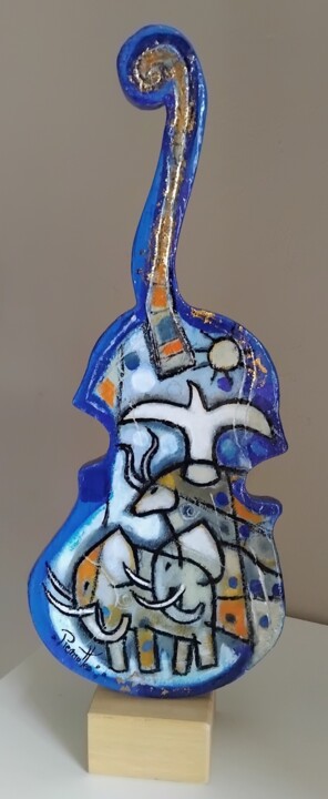 雕塑,  18.5x6.7 in 