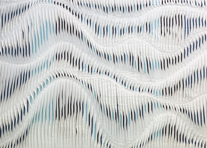 VARIATION 섬유 예술, 37x25.2 in