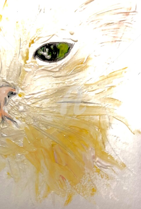 Painting titled "„Borgatto“ No 6" by Nicole Cecil B, Original Artwork, Acrylic