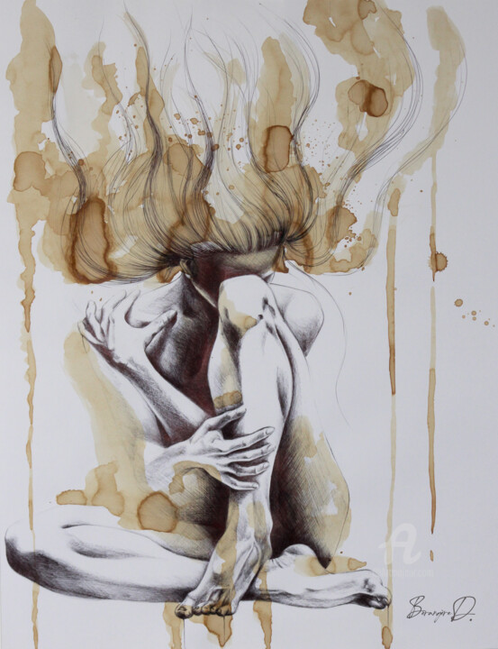 Muse 2, La méduse Disegno, 25,6x19,7 in