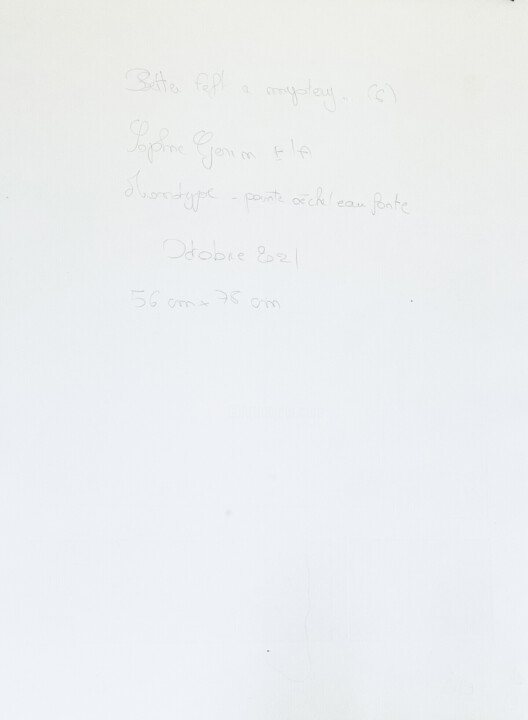 Arrière de l'œuvre