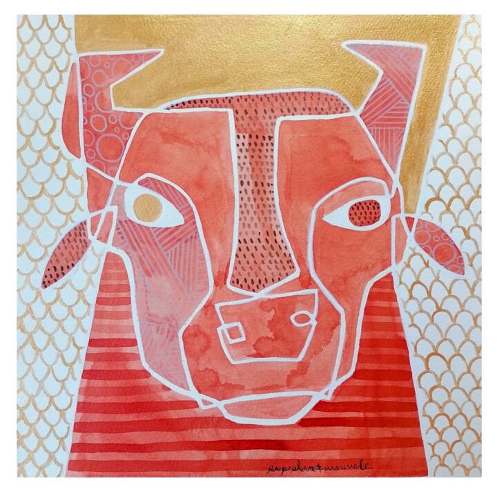 LA SACRA 19.11.2023 绘画, 11.8x11.8 in