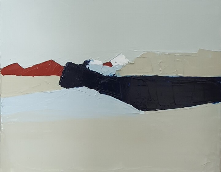 Peinture intitulée "Promesses" par Sandrine Hirson, Œuvre d'art originale, Huile Monté sur Châssis en bois