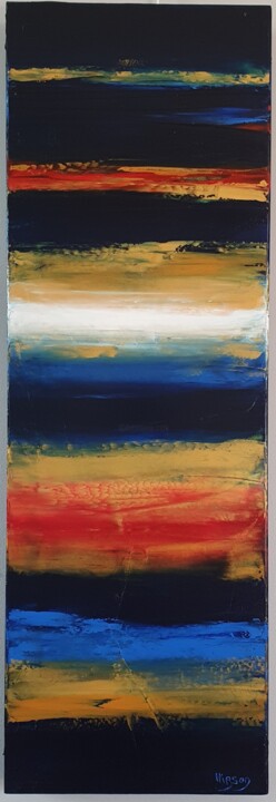 Soir d'été 绘画, 35.4x11.8 in