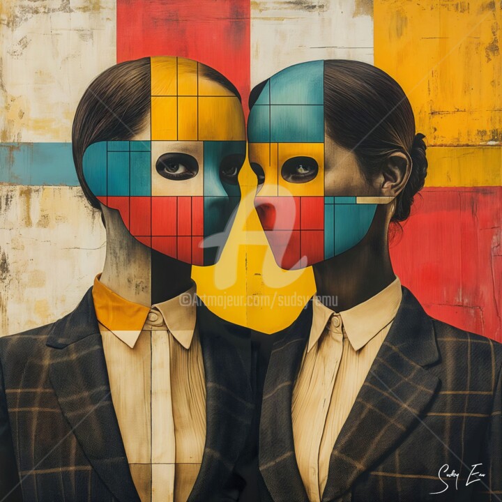 Les Ombres Gemellaires du Silence 数字艺术