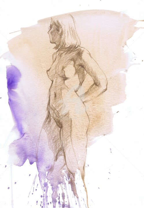 Calm in Motion 图画, 16.1x11.4 in