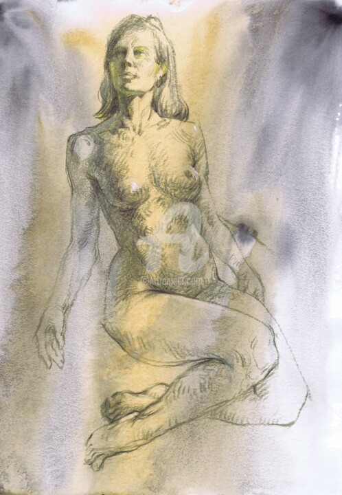 Tenderness of the Body 图画, 16.1x11.4 in
