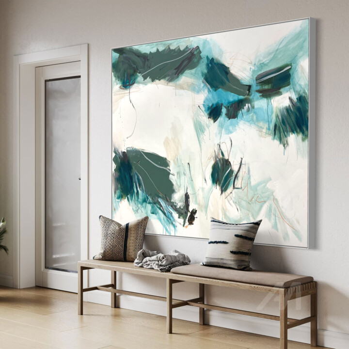 Ice Breaker 绘画, 55.1x66.9 in