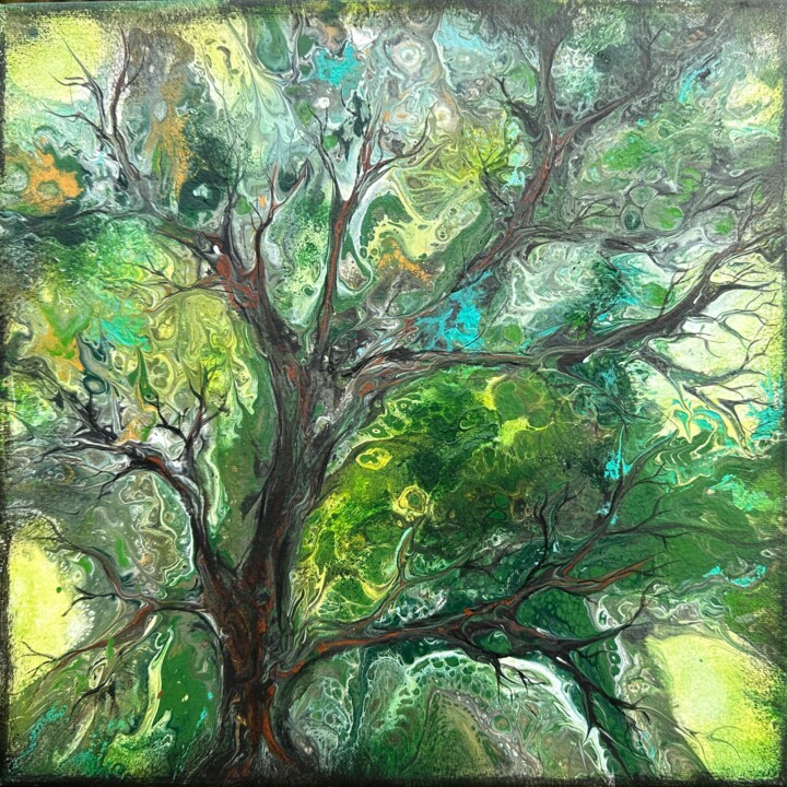 Tree IV Pittura, 11,8x11,8 in