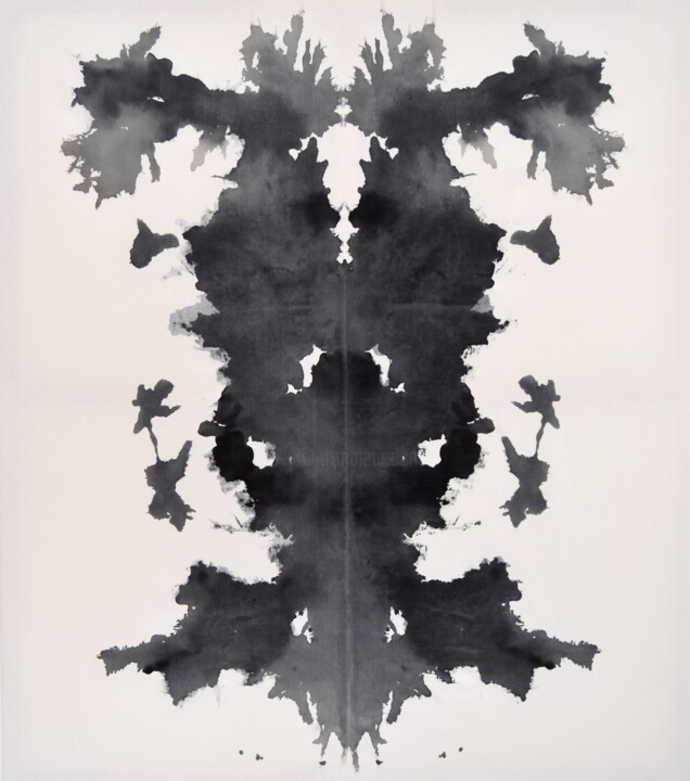 Black Mirroring #3 绘画, 63x55.1 in
