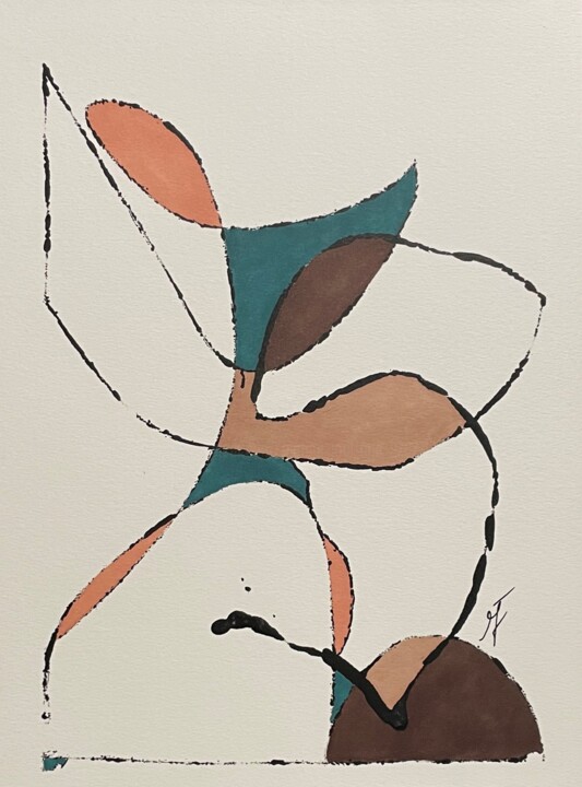 Danse! 그림, 15.8x11.8 in