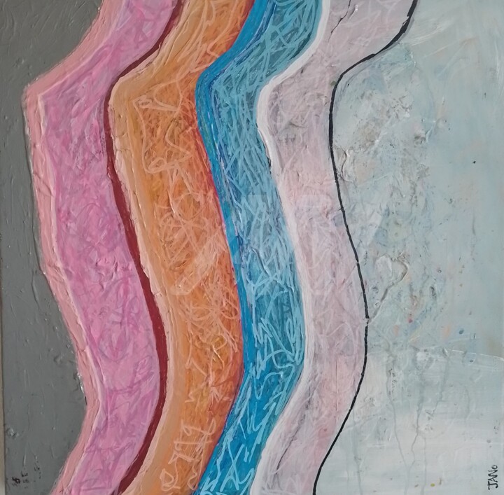 LineUp 绘画, 18.9x15.8 in