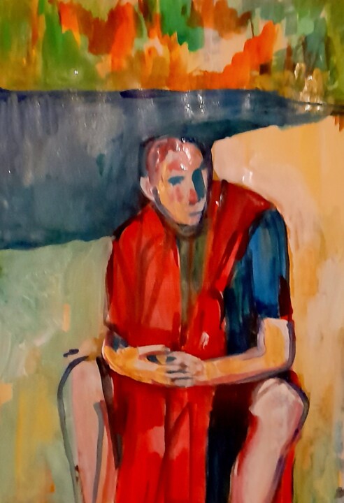 Morning prayer 绘画, 16.5x11.7 in