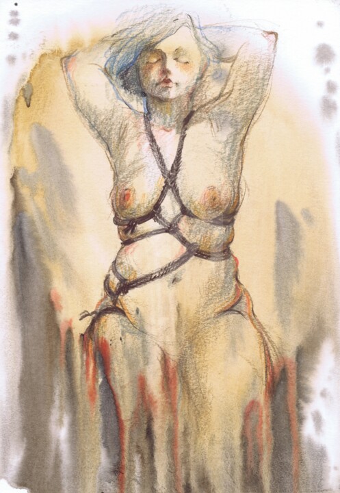 Body and Knots 图画, 16.1x11.4 in