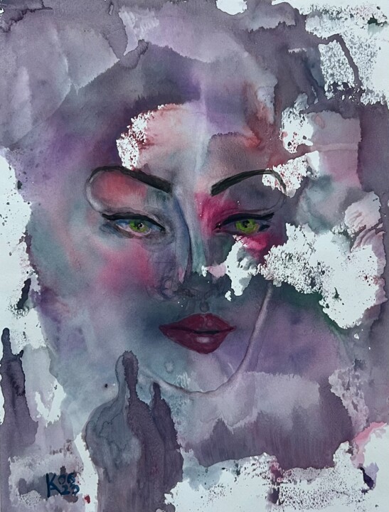 The Predatory Look 绘画, 11x9 in