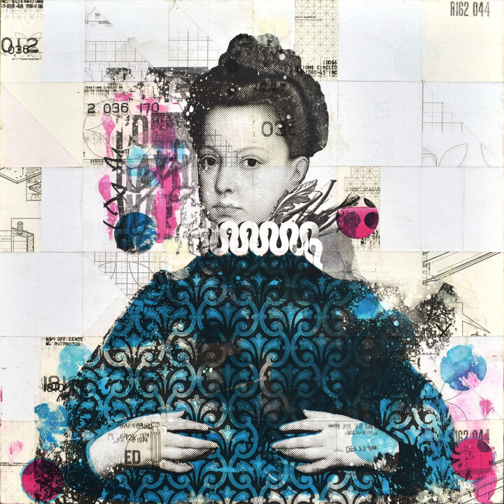 Collages,  23,6x23,6 in 