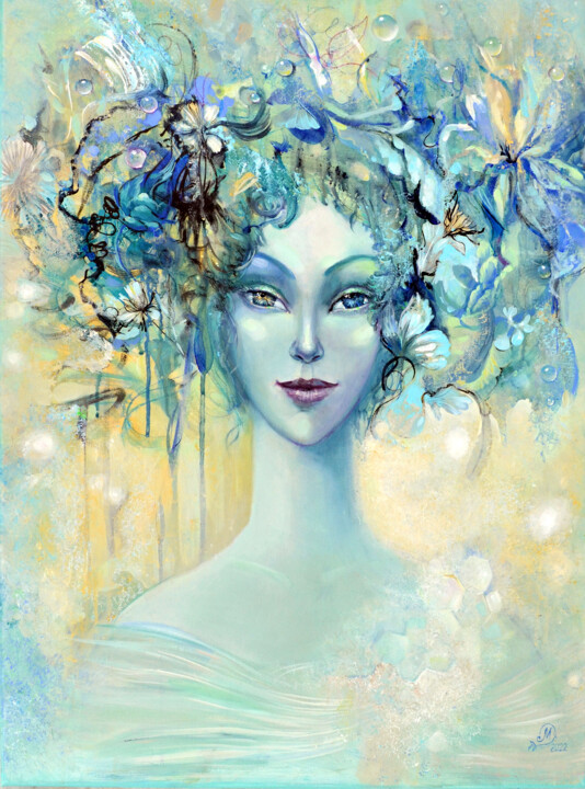 Réveil de la Nature 绘画, 28.7x21.3 in
