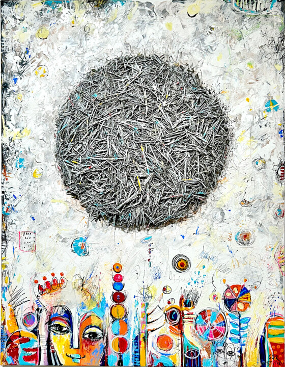 The Earth is Beautiful 绘画, 35.4x27.6 in