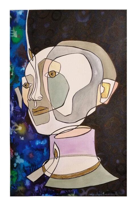 IL RISVEGLIO Schilderij, 17,7x11,8 in