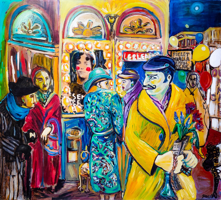 Schilderij,  59,5x66,5 in 