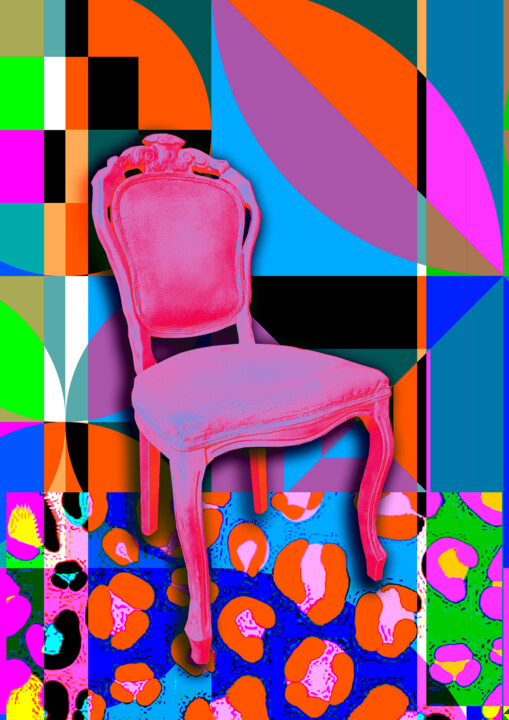 Boudoir Chair Print 印花与版画, 23.4x16.5 in