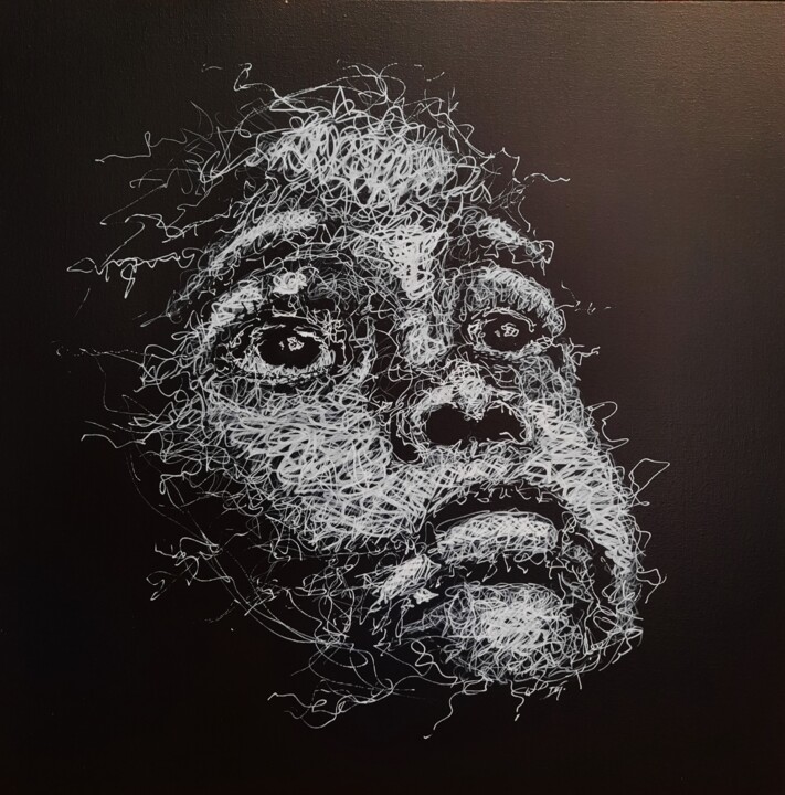 l'enfant 绘画, 19.7x19.7 in