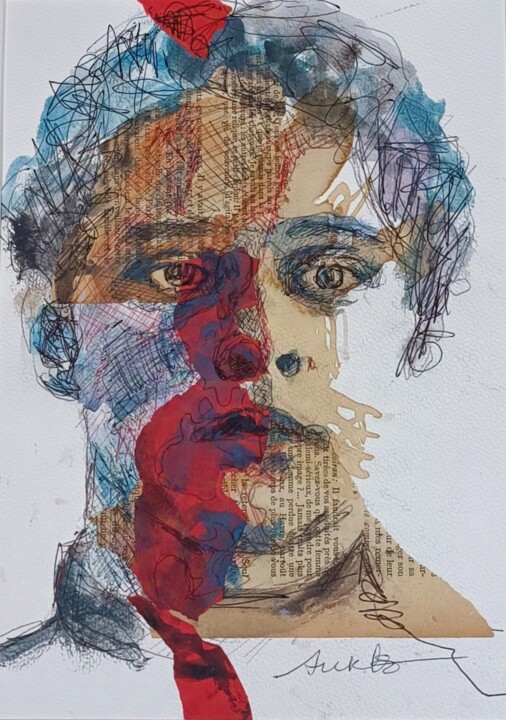 Portrait homme 图画, 11x7.9 in