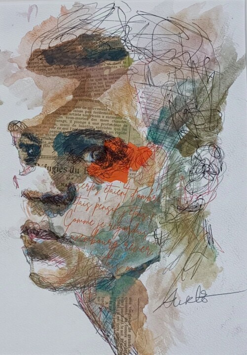 Dessin homme Disegno, 11x7,9 in
