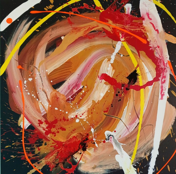 Revolution 绘画, 31.5x31.5 in