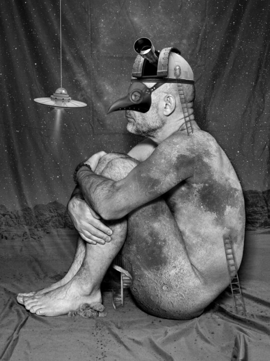 Photography titled "UFO" by Hervé Gergaud, Original Artwork, Manipulated Photography