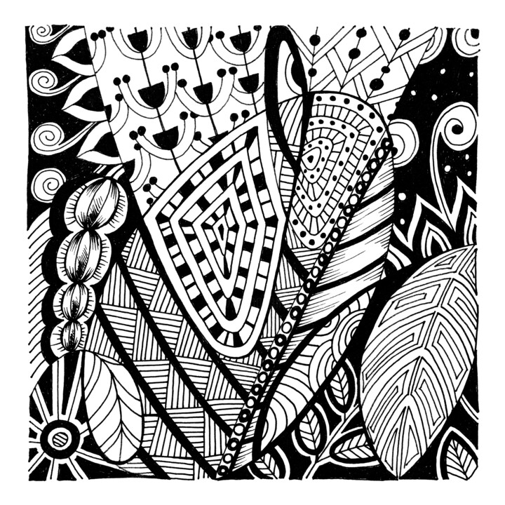 图画,  6.3x6.3 in 