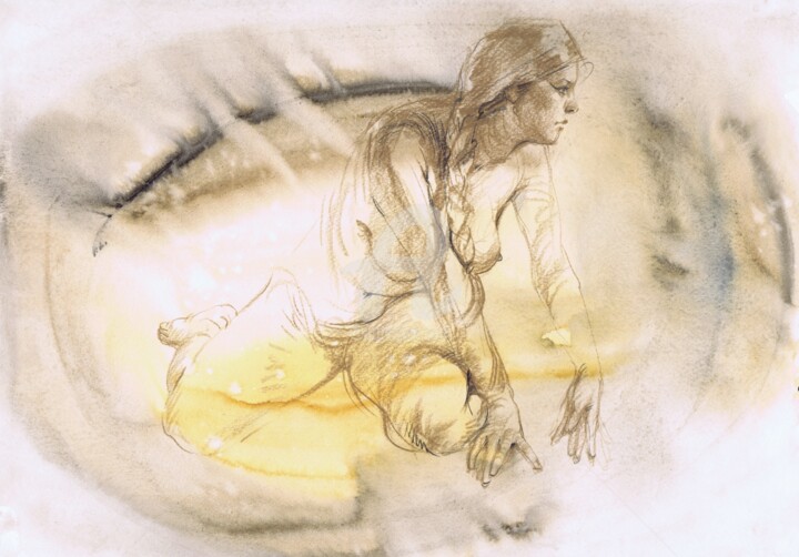 Grace of Openness 图画, 16.1x11.4 in