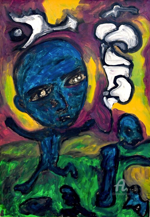Resentment 绘画, 23.6x16.5 in