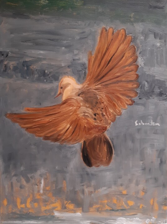 Colombe 绘画, 31.5x23.6 in