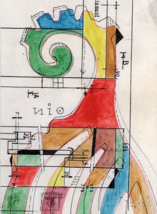 sans titre 2 图画, 7.9x5.9 in