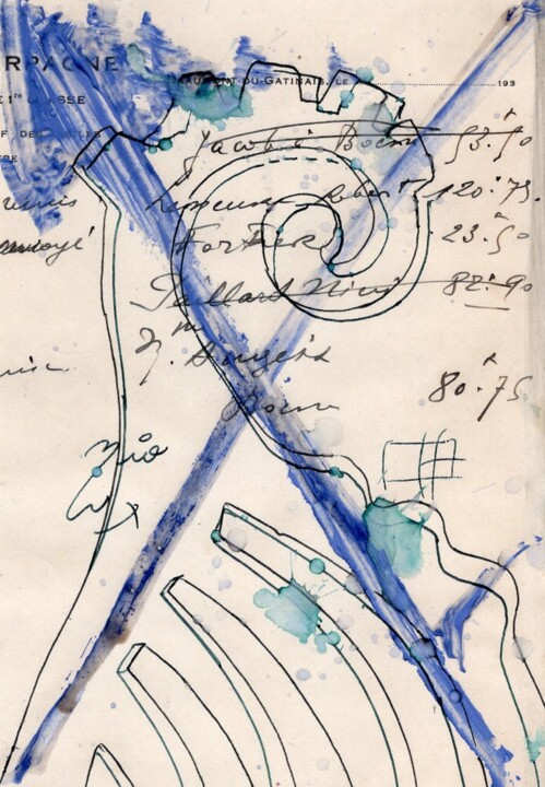 图画,  7.9x5.9 in 