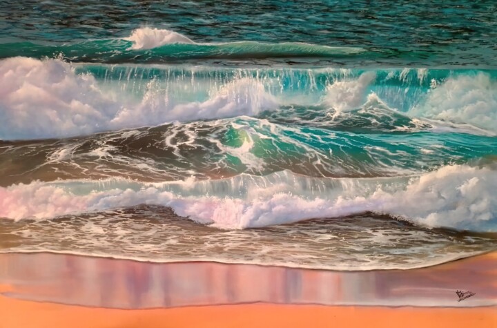 Waves of hope 绘画, 35x50 in